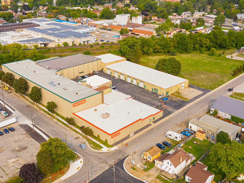 Panoramic aerial view